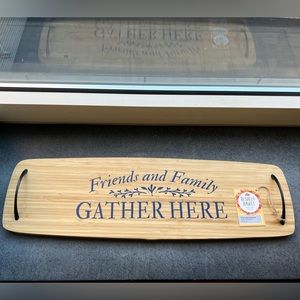 Beautiful and Large Hosting Cheese and Meat Plate